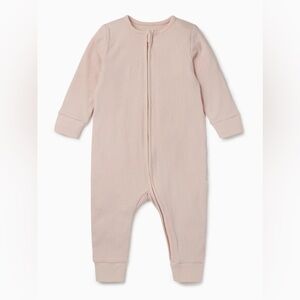 Baby Mori Ribbed Clever Zip Snug Fit Pajamas